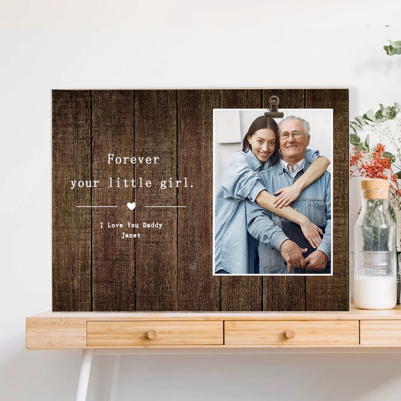 Personalized Picture Frame for Father’s Day"Forever Your Little Girl"