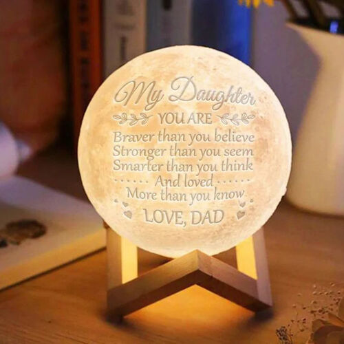 Touch 2 Colors-Love Letter Moon Lamp Warm Gift for Daughter