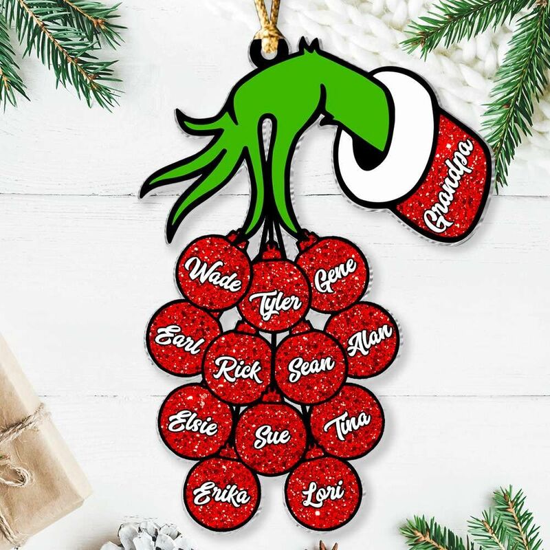 Personalized Decorations Customized Names And Numbers Warm Gifts For The Family