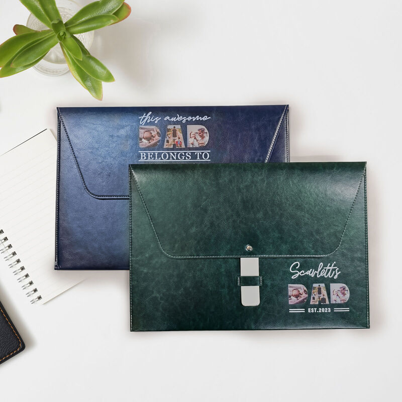 Personalized Picture Briefcase Best Gift for Dad