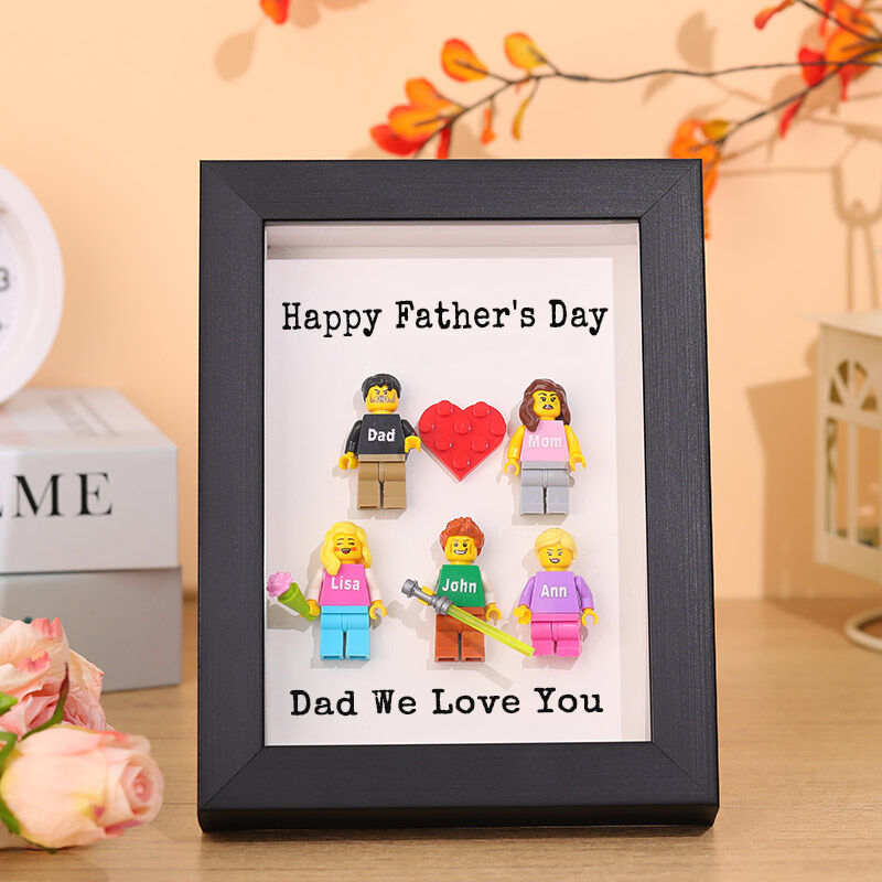 Gepersonaliseerd stenen fotolijstje Speciaal cadeau voor de beste vader
