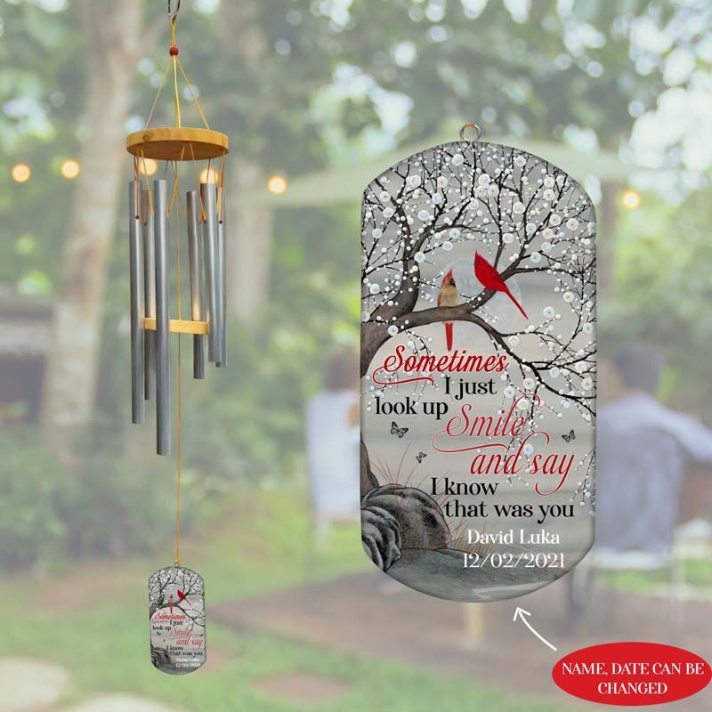 "I Know That Was You" Double-sided Custom Wind Chime