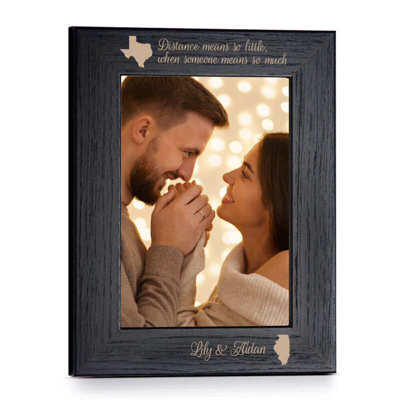 Custom Engraved Photo Frames For Couple