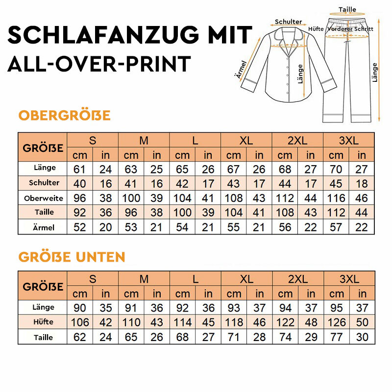 Personalisierter Schlafanzug Foto Bunte Fragmente Künstlerisches Muster Geschenk für die Familie