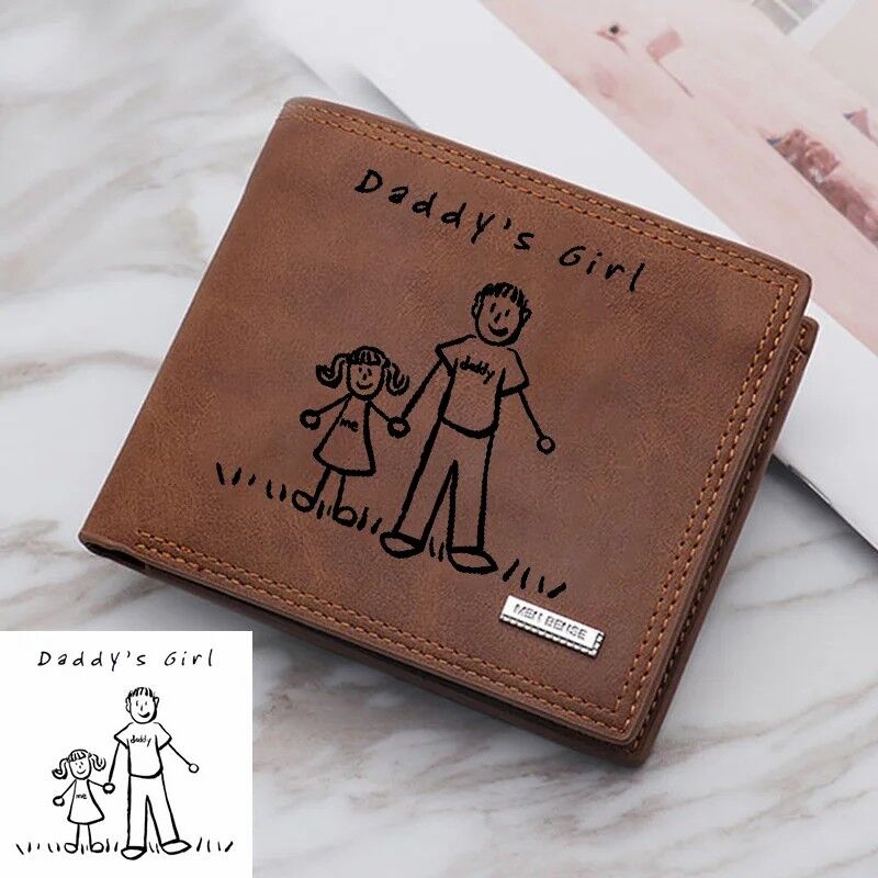 Personalized Hand Drawing and Text Christmas Gifts for Dad