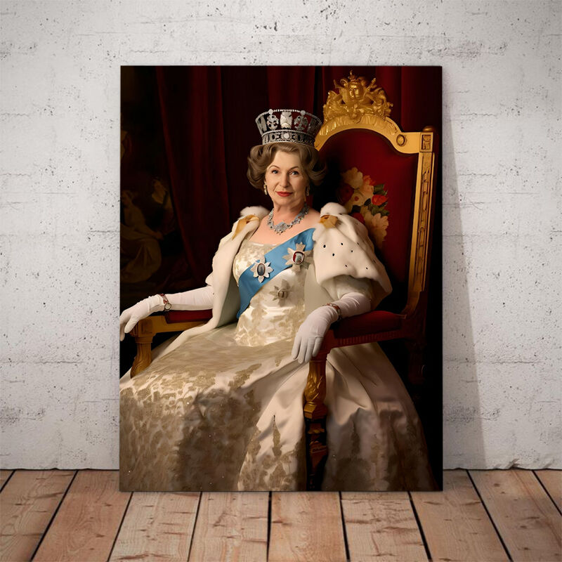 Retratos personalizados con intercambio de caras personalizado. Maravilloso regalo para la abuela.