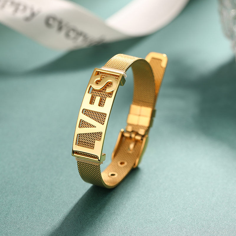 "Stay With You" Personalized Bracelet For Men