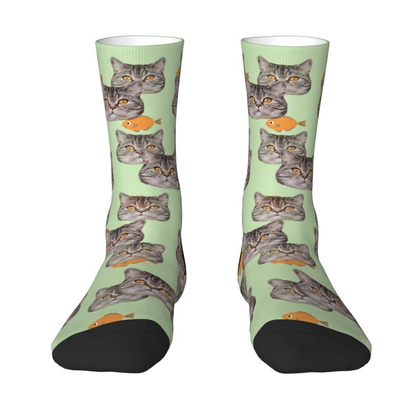 Personalized Mash Face Socks with Pet Photos Added