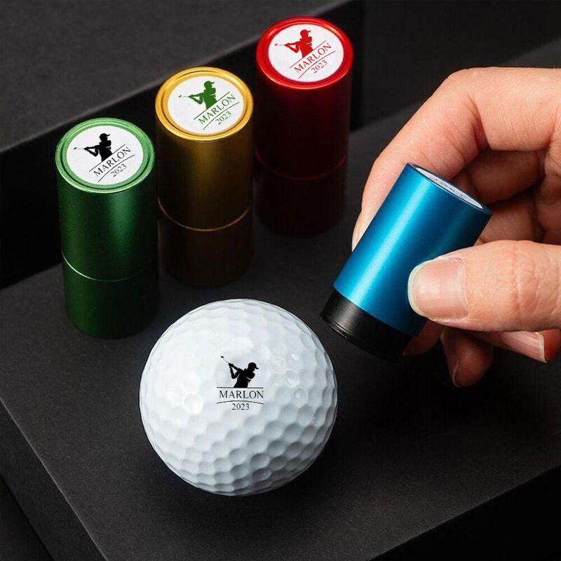 Balle de golf personnalisée avec motif de golfeur adaptée aux cadeaux d'équipe pour les golfeurs