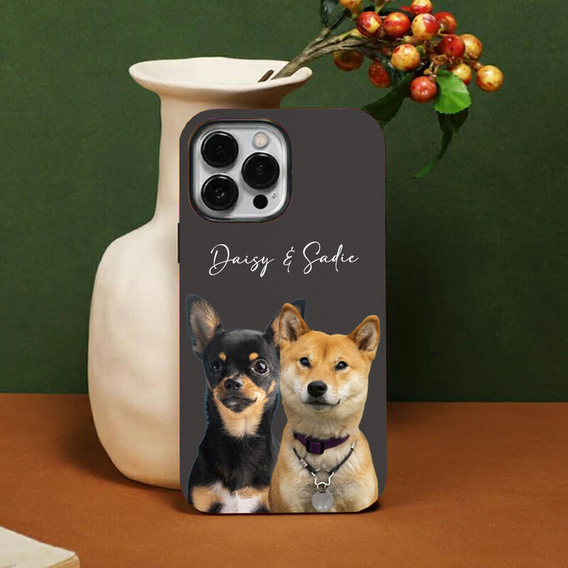 Personalized Mobile Phone Case Customized Pet Photo Warm Christmas Gift
