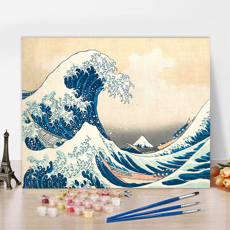 Huge Wave Paint By Numbers Kits Best Gift for Family