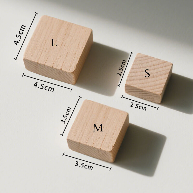 Customized Wooden Stamp Couple's Initials Stamp Monogram Stamp for Wedding