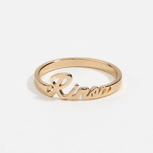 "It's All About You" Personalized Name Ring