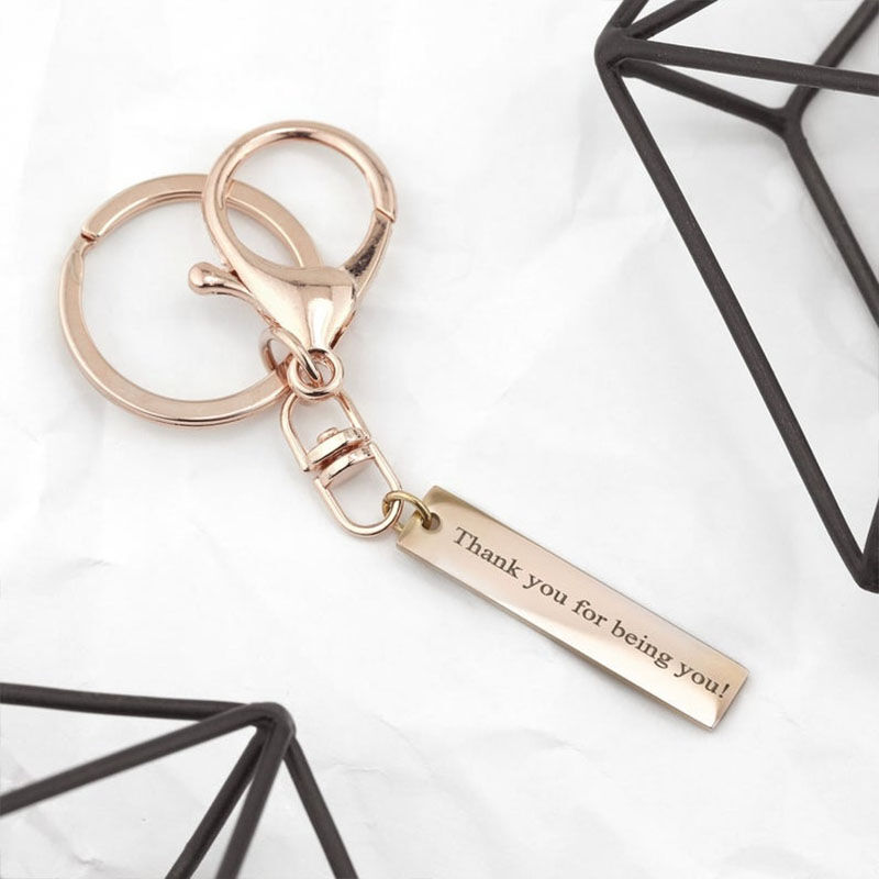 "Entriegeln Sie Ihre Liebe" Schlüsselanhänger mit individueller Gravur