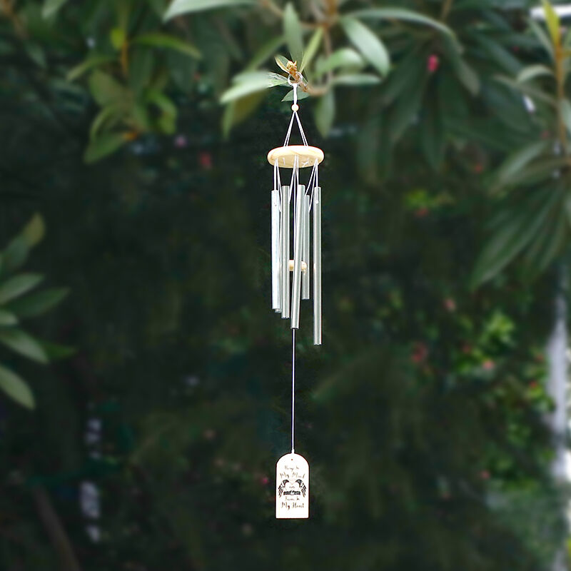 "Always On My Mind & Forever In My Heart" Personalized Memorial Wind Chime