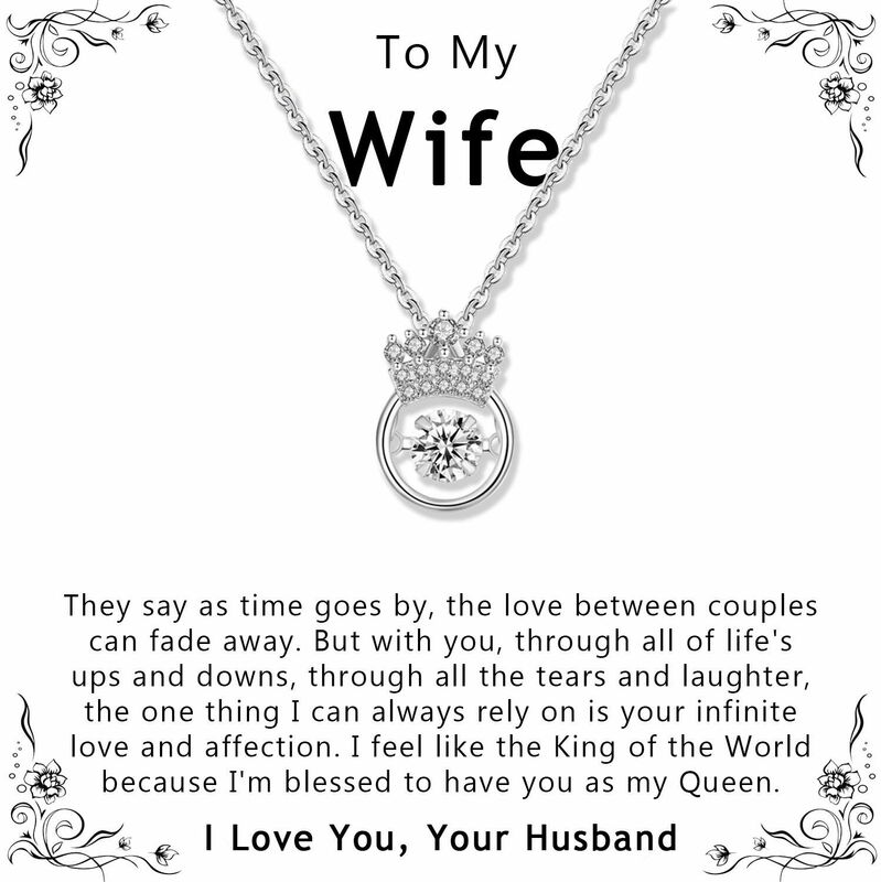 Gift for Wife "The One Thing I Can Always Rely On Is Your Infinite Love And Affection" Necklace