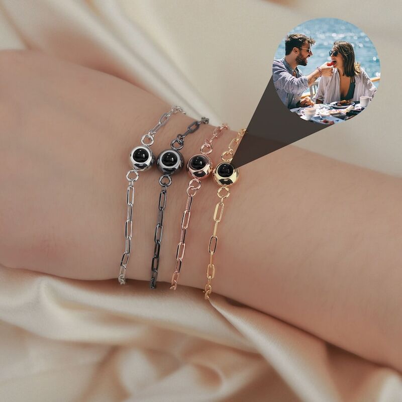 Personalized Photo Projection Bracelet Creative and Beautiful Gift
