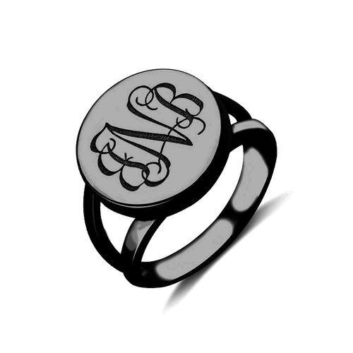 "My Heart Is With You" Personalized Engraving Ring
