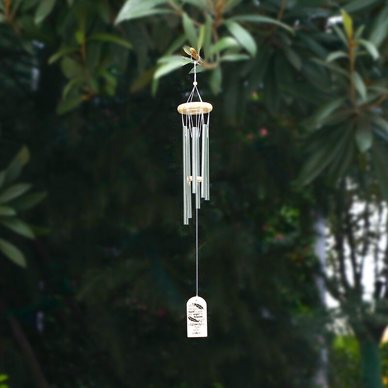 "Part of My Heart is with My Angel In Heaven" Personalized Custom Wind Chime