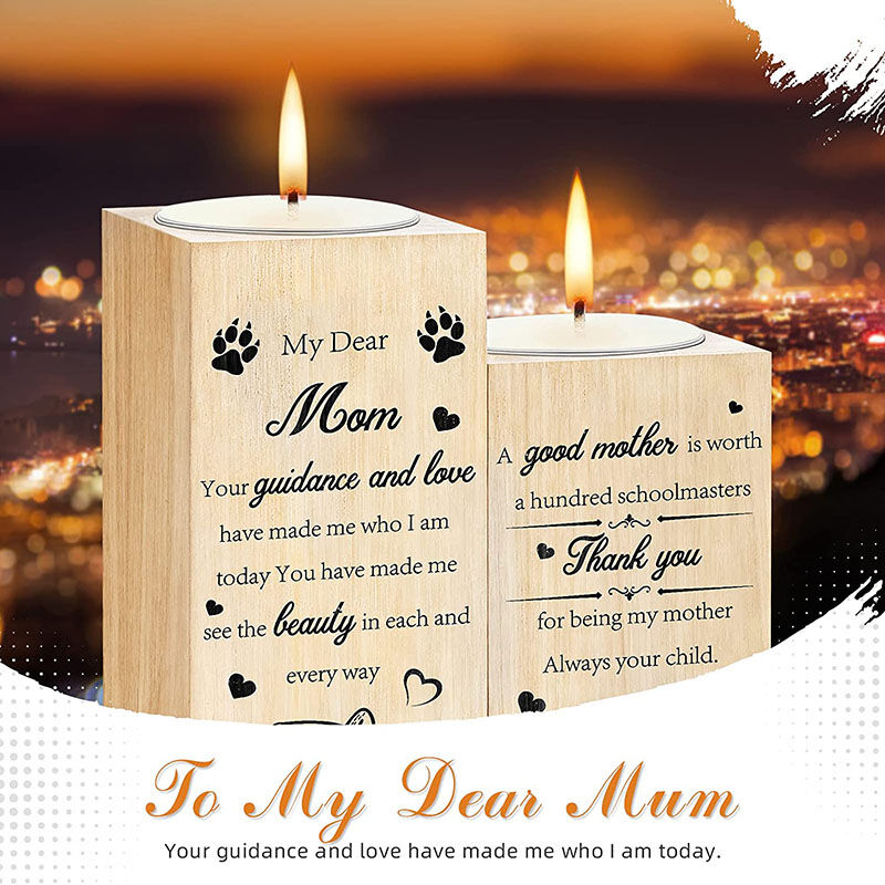 Handgemachter Kerzenständer Kerzenhalter Geschenk für Mama