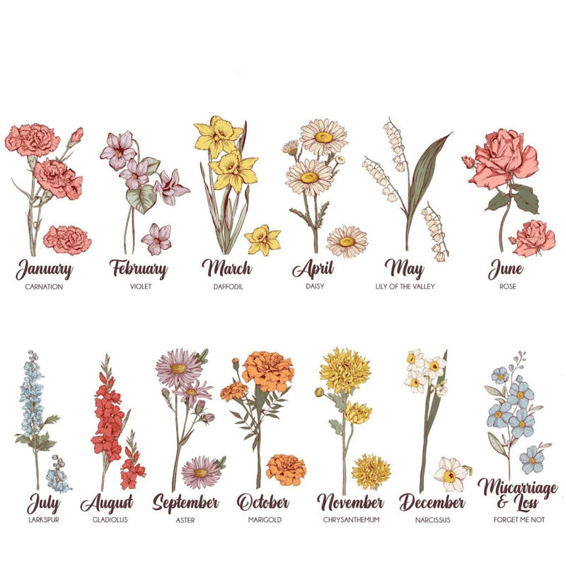 Personalized Name Flower Vase with Custom Floral Pattern Precious Gift for Mother