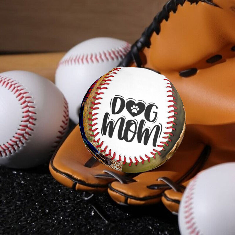 Hundemama Personalisierter Baseball mit Tierfotos als Geschenk für Tierliebhaber