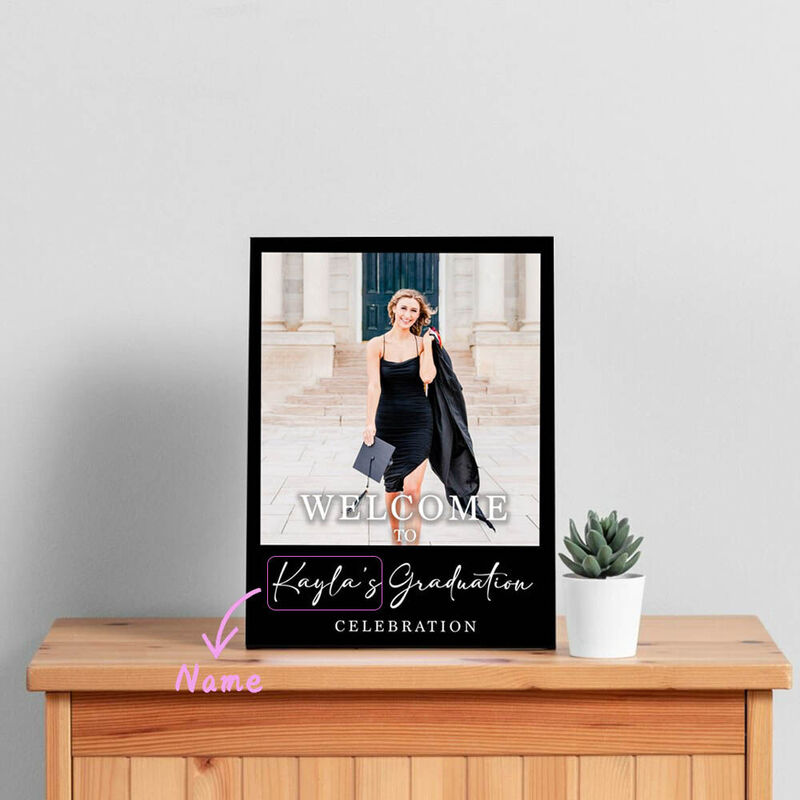 Personalized Picture Canvas Wall Art Best Graduation Present