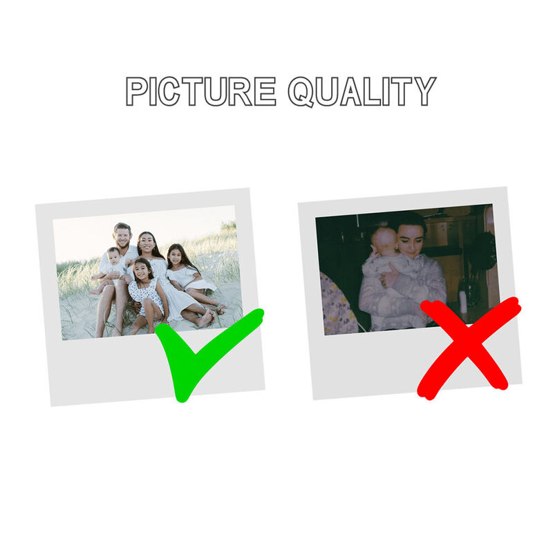 Customizable Portrait Frame in Modern Style for Couples