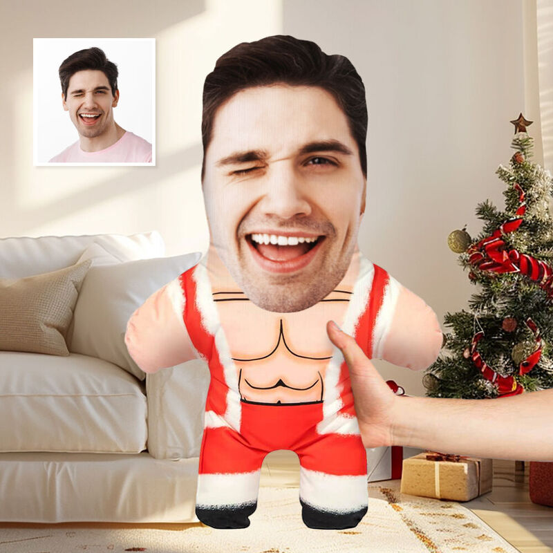 Coussin Oreiller personnalisé Père Noël sexy Cadeau amusant
