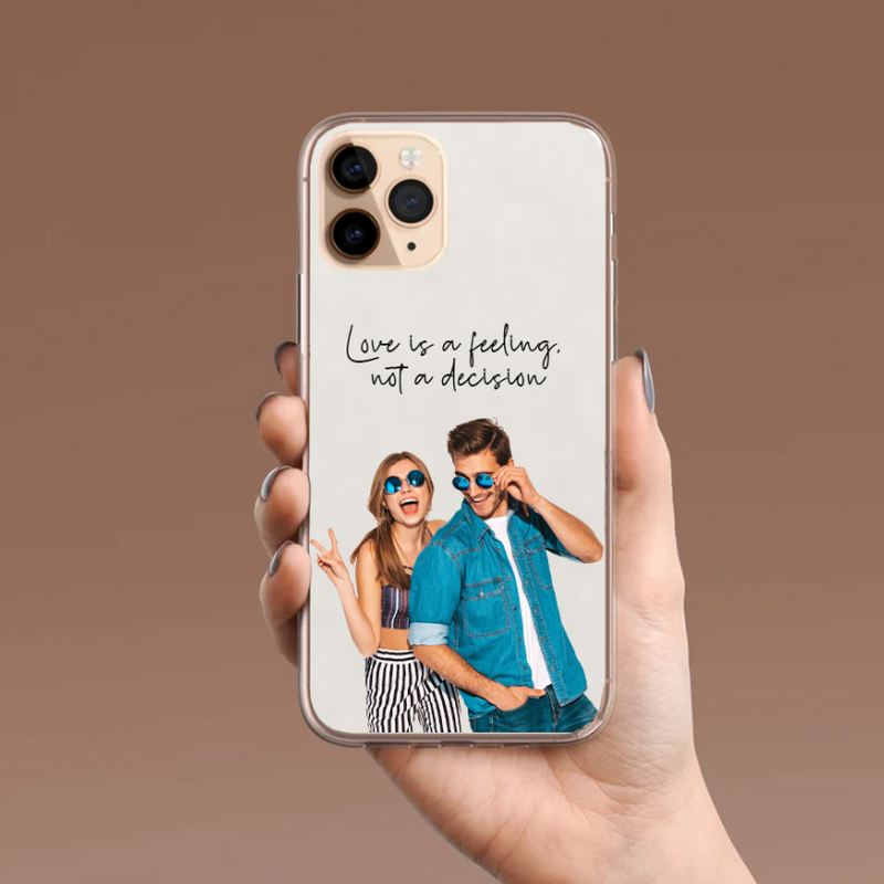 Funda de móvil personalizada Fotos de pareja personalizadas Dulce regalo de San Valentín
