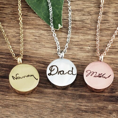 Personalized Handwriting Necklace Gifts For Loved Ones