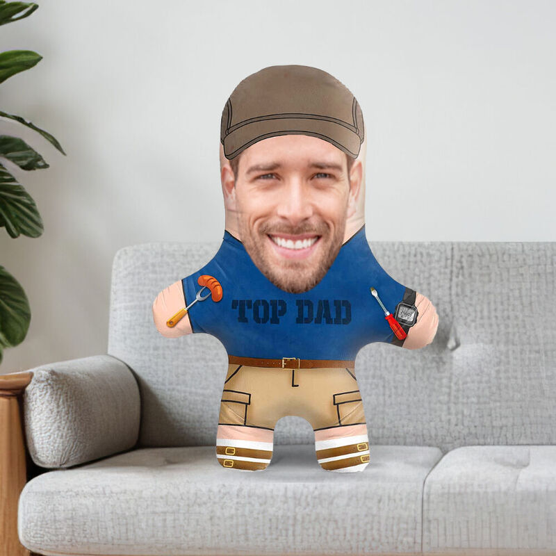 Coussin personnalisé Top Dad Cadeau d'anniversaire» pour papa