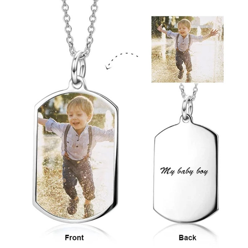 "Photo Memories" Personalized Photo Necklace