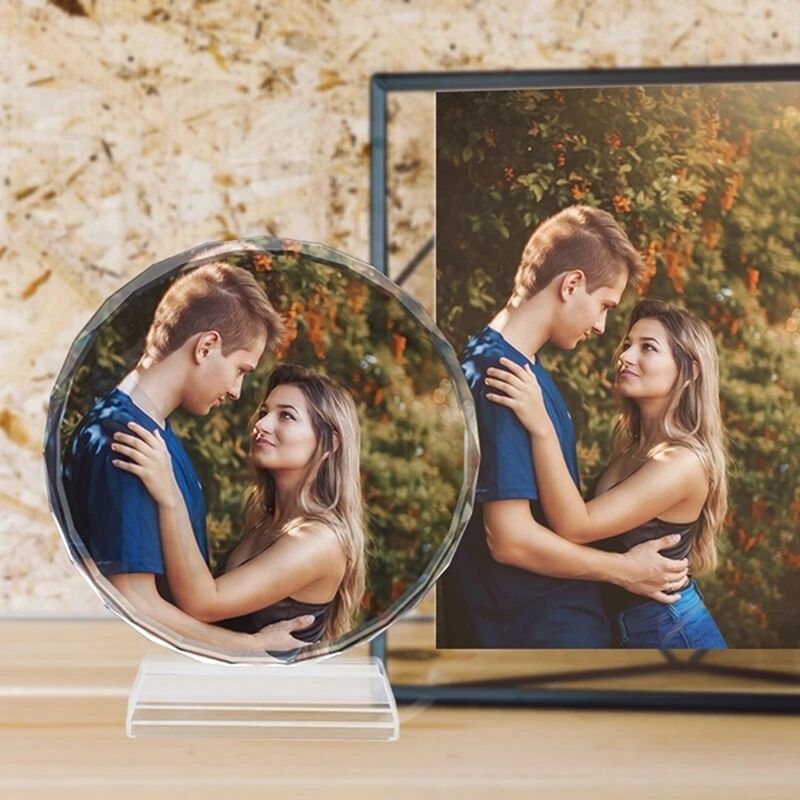 Personalized Glass Ball Photo Frame