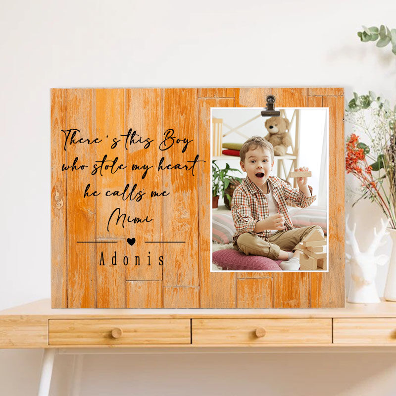 Custom Picture Frame Warm Gift for Mom