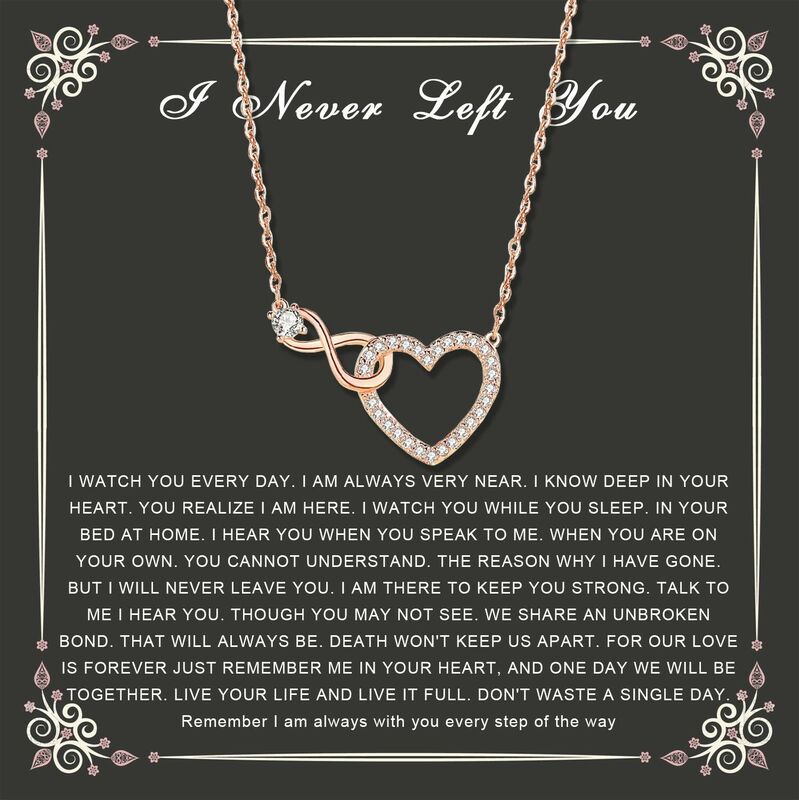 "Remember I Am Always With You Every Step Of The Way" Necklace