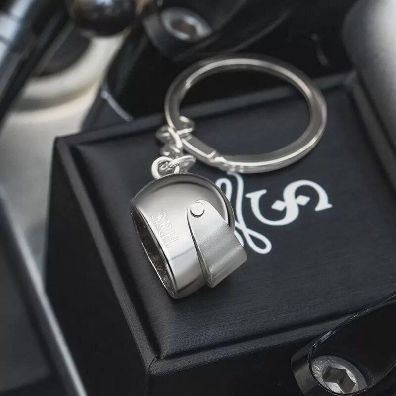 Gepersonaliseerde motorhelm sleutelhanger aangepaste naam Gaaf cadeau