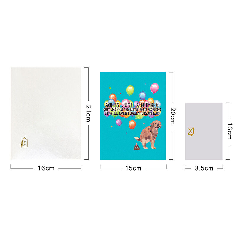 Tarjeta Pop Up 3D Golden Retriever Diseño Humorístico Regalo para Amante de Mascota