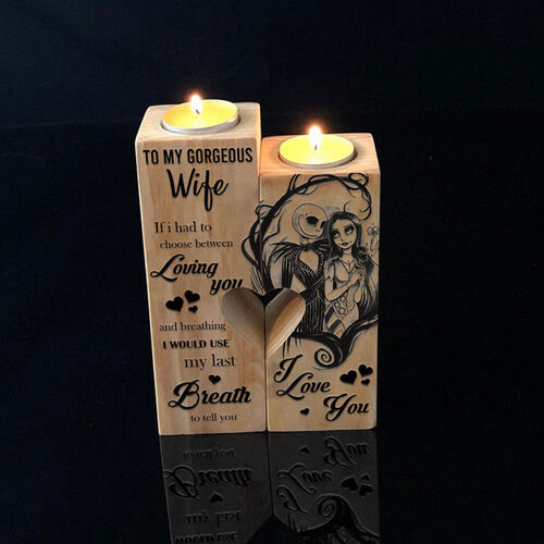 Personalisierte Kerzenständer Kerzenhalter Geschenk für Frau