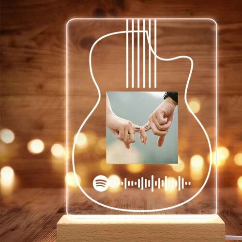 Benutzerdefinierte Spotify Plaque Song und Foto-Lampe-Für die Liebe