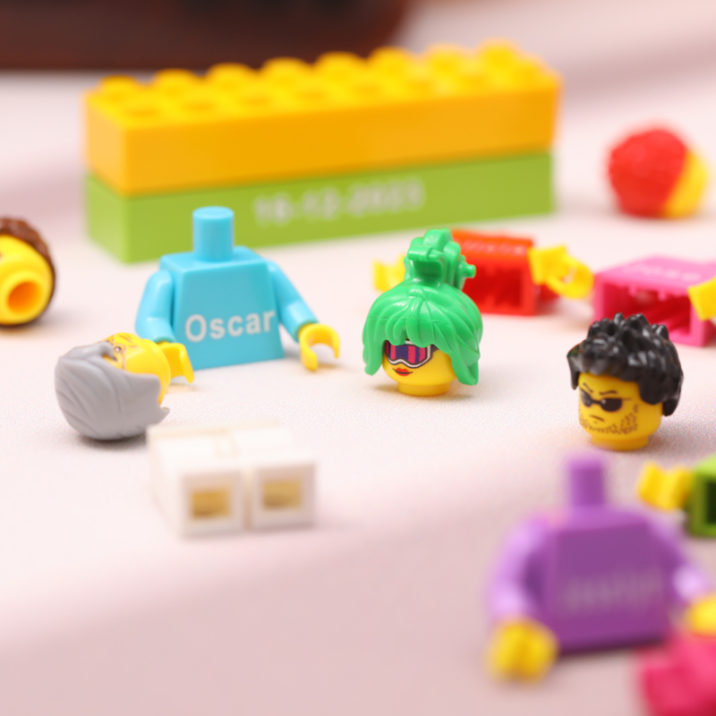 Personalized Building Block Minifigure with Box and Nickname for Father's Day