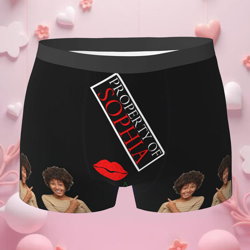 Personalized Photo Men's Underwear Boxer Briefs Creative And Funny Gift for Him