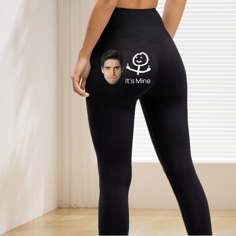Personalized Leggings This Is My Warning Fun Little Man Design Creative Gift for Her Lovers