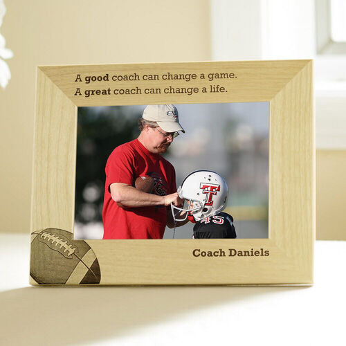 Personalized Rugby Coach Photo Frame