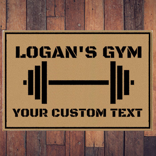 Personalized Gym Name Doormat Creative Gift