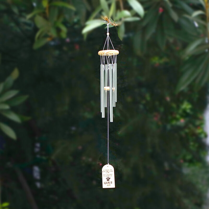 "In Your Heart I'll Always Be" Personalized Custom Pet Wind Chime