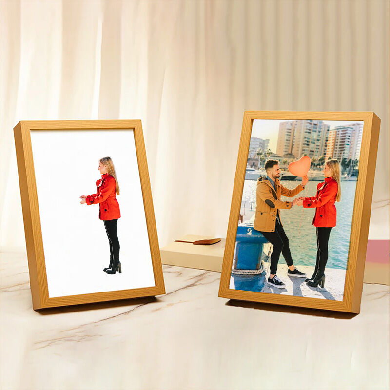 Personalized Picture Frame Lamp Romantic Present for Couples