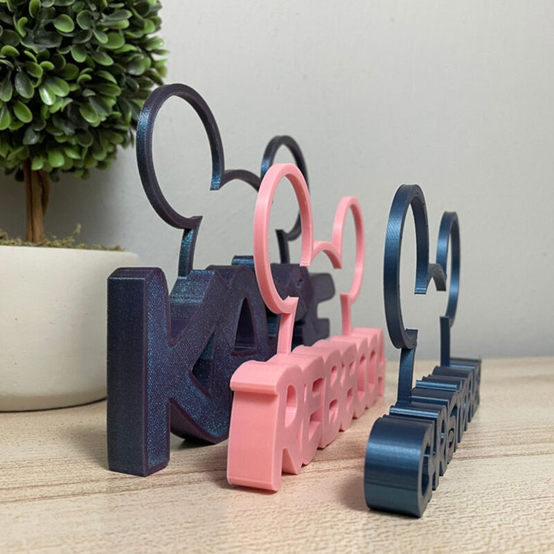 Ornements personnalisés imprimés en 3D Décoration d'intérieur mignonne pour les enfants