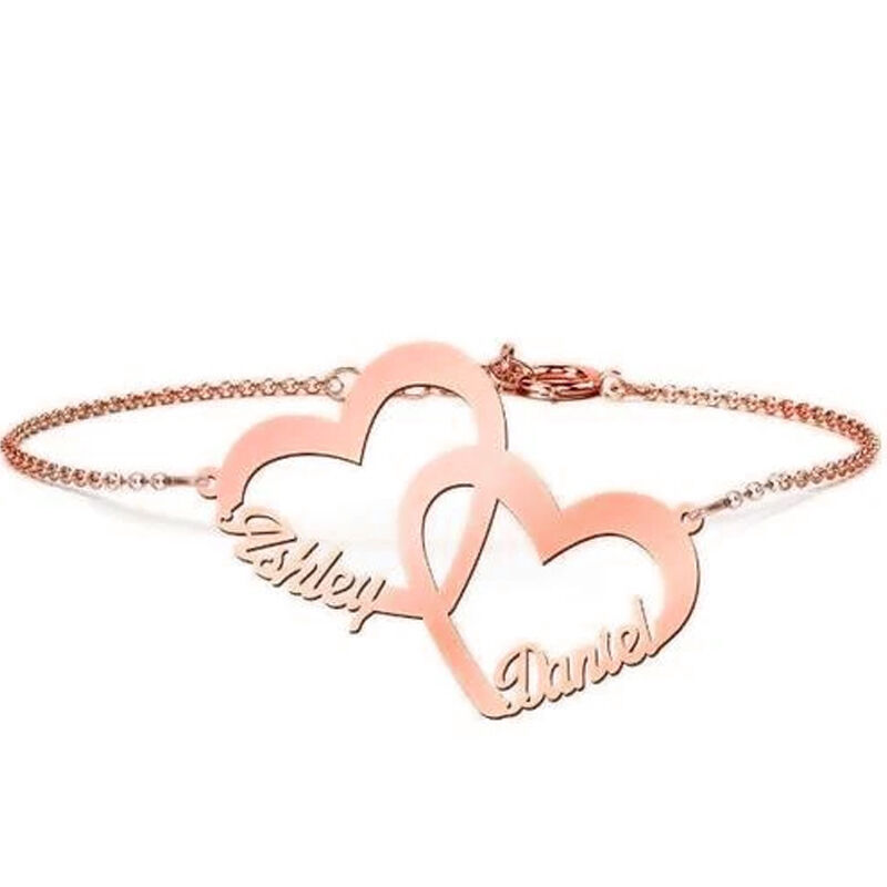 "Love Is Sweet" Heart Personalized Bracelet
