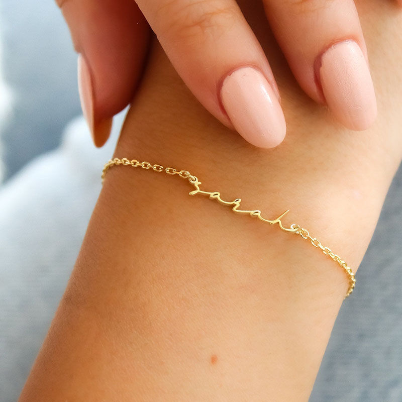 Personalisiertes Namensarmband Dainty Style Custom Name Geschenk für Sie